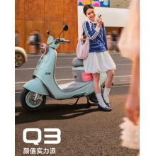 九号电动轻便摩托车Q3 70智能超长续航9号电摩电动车